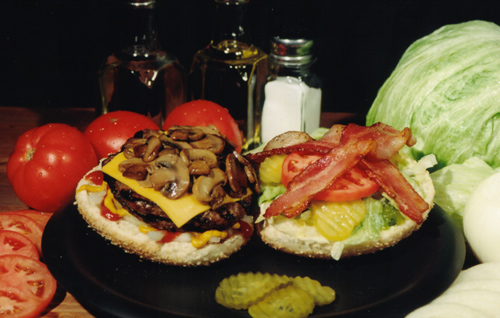 The Super Burger (Real picture of a Real Burger)